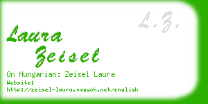 laura zeisel business card